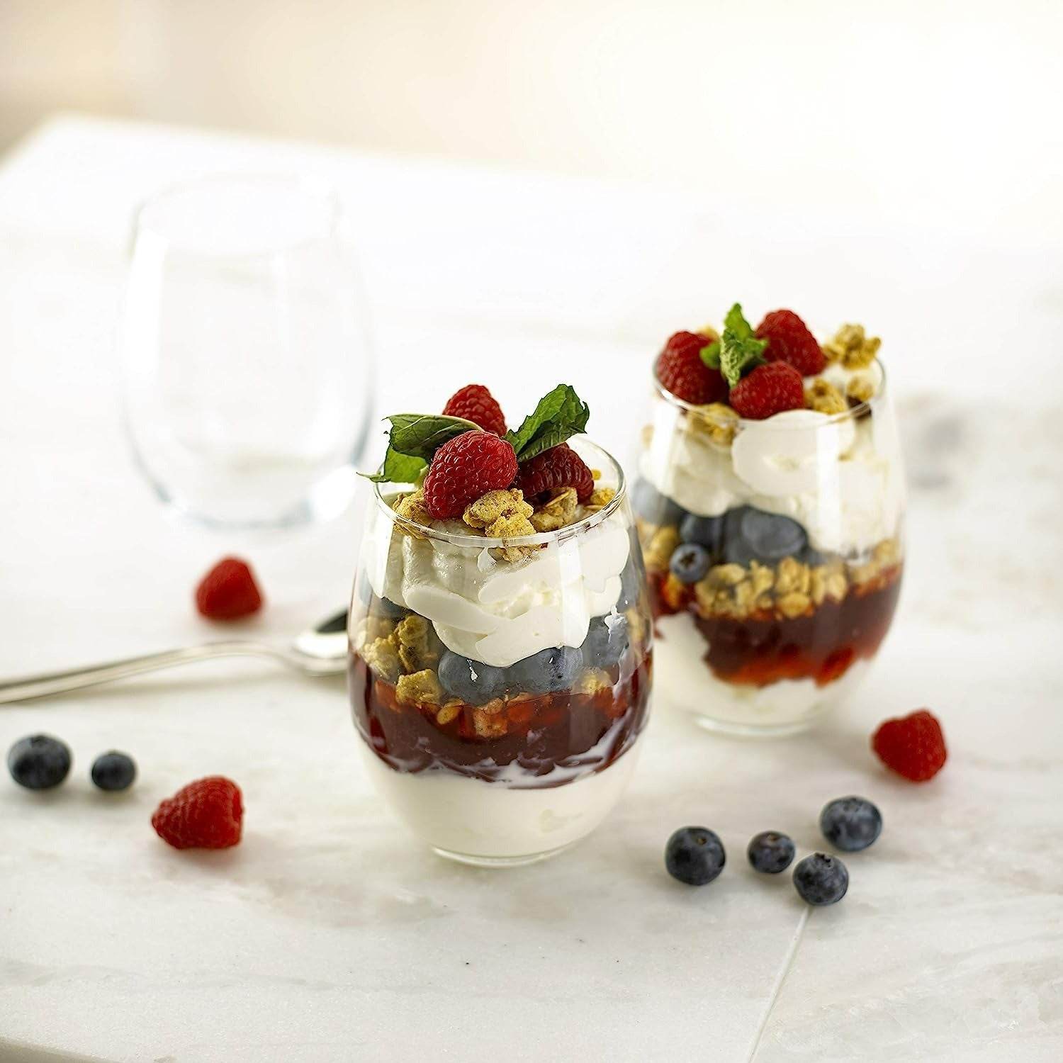 Elegant Stemless Glass (6 pcs)(580ml) - DMC Wholesale