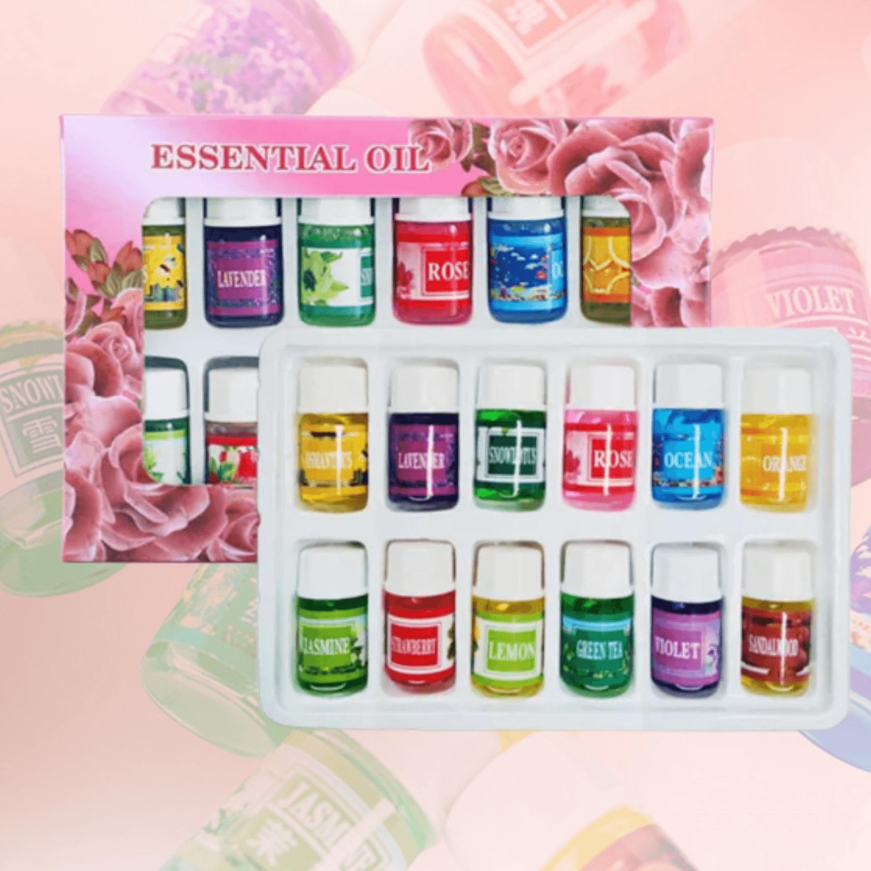 Essential Oil Gift Pack (3ml)(12 pcs) - DMC Wholesale