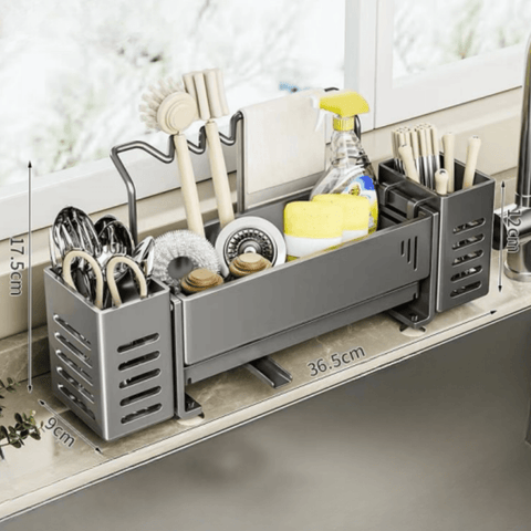 Stylish Multi-Compartment Sink Organiser