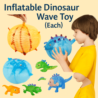 Inflatable Dinosaur Wave Toy (Each) - DMC Wholesale