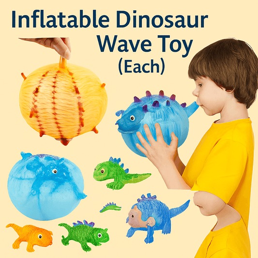 Inflatable Dinosaur Wave Toy (Each) - DMC Wholesale