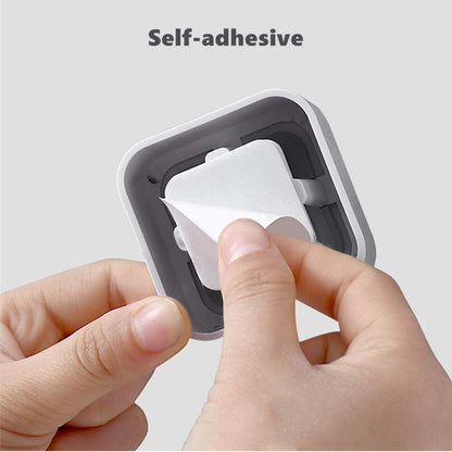 Self-Adhesive Wall Mount Square Towel Holder (6pcs)