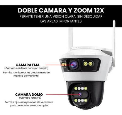 Outdoor IP Wifi Camera Fixed + Rotating - DMC Wholesale