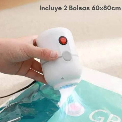 Electric Pump with Vacuum Storage Bags - Alt View