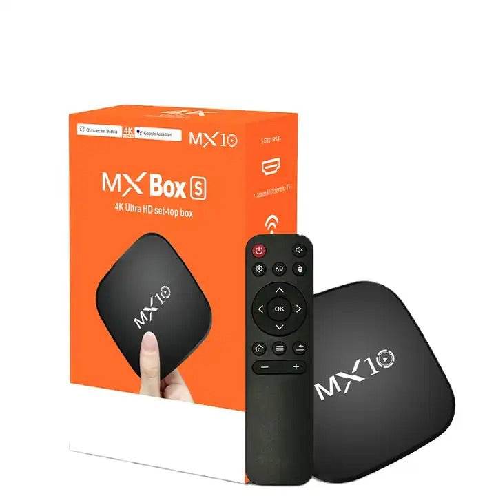 MX10 4K Android TV box ReceIver - DMC Wholesale