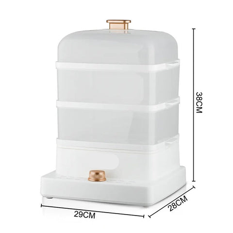 3 Layer Electric Vegetable Cooker (1200W) - Alt View