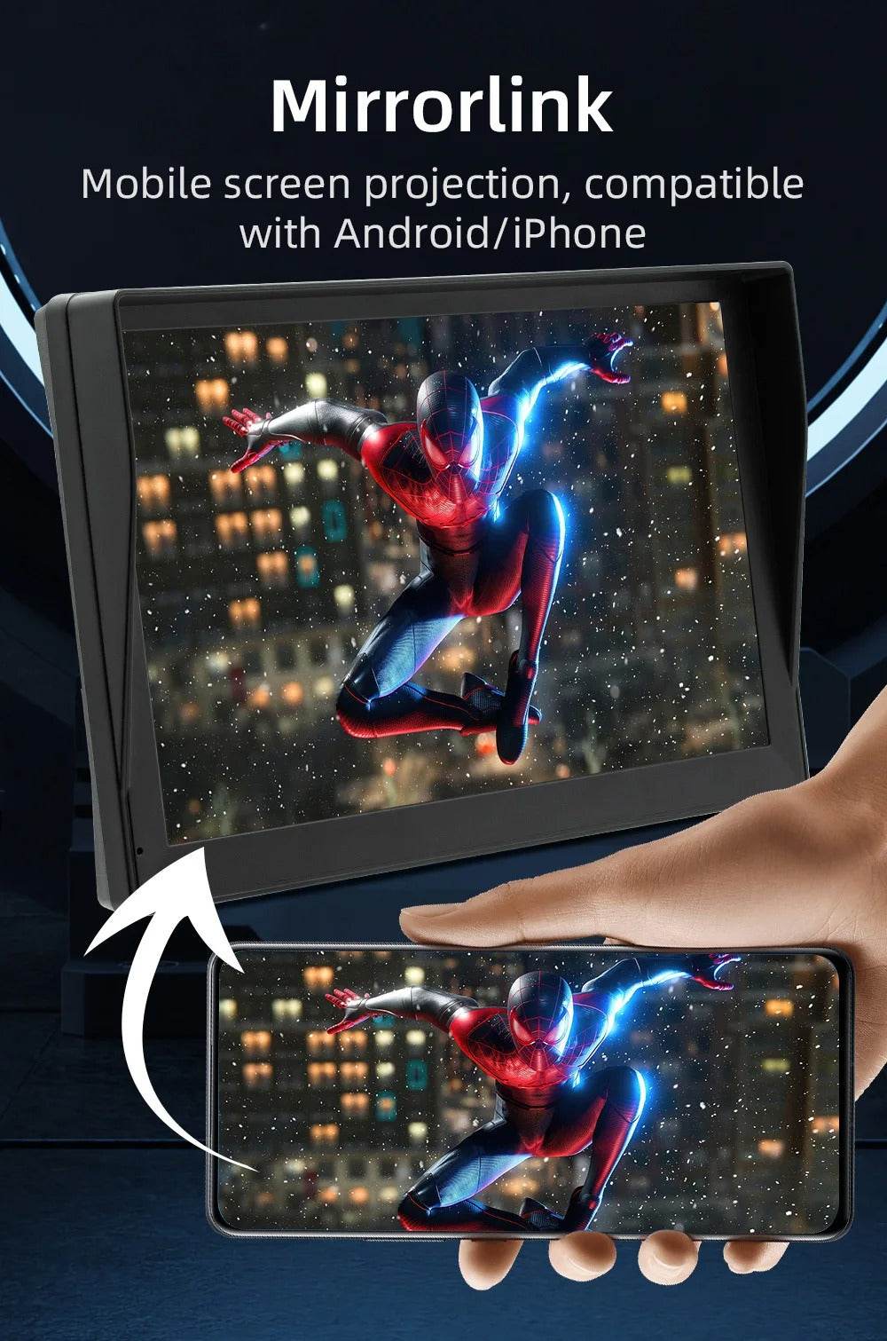 Portable Wireless Car Stereo (7 inch display) - DMC Wholesale