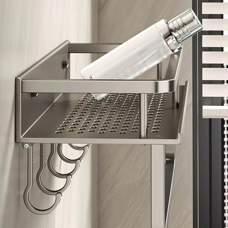 Towel Rod Wall Mounted Storage Rack (60cm) - DMC Wholesale