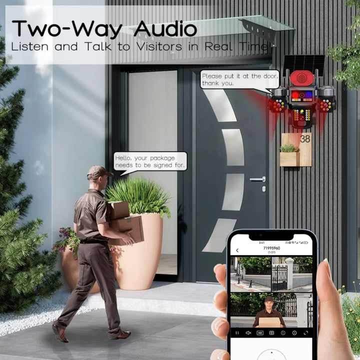 Outdoor Surveillance PTZ Camera (4G)(6MP) - DMC Wholesale