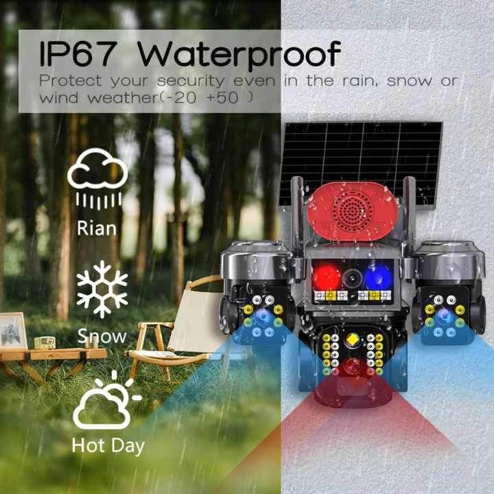 Outdoor Surveillance PTZ Camera (4G)(6MP) - DMC Wholesale