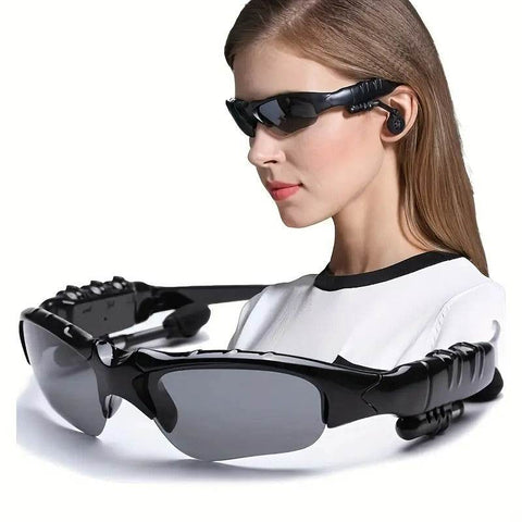 Sunglasses With Built In Bluetooth Headset - Alt View