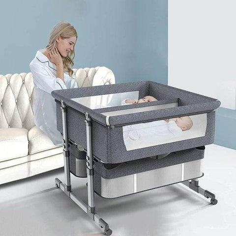 Twins Baby Crib Bedside Baby Cot