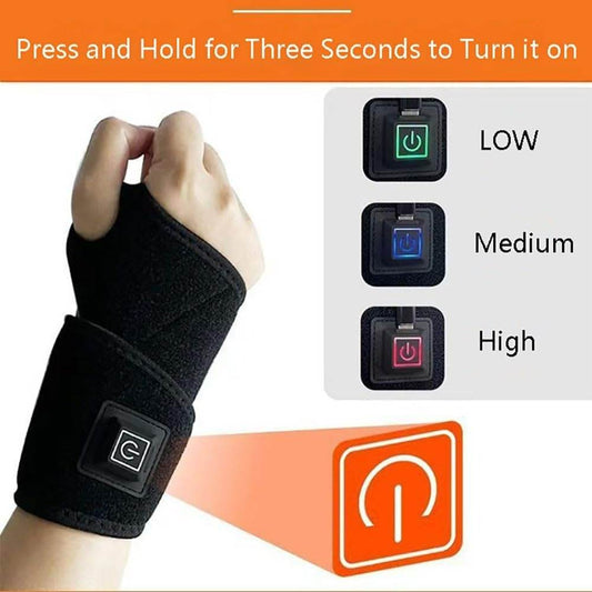 Adjustable USB Heating Wrist Brace - DMC Wholesale