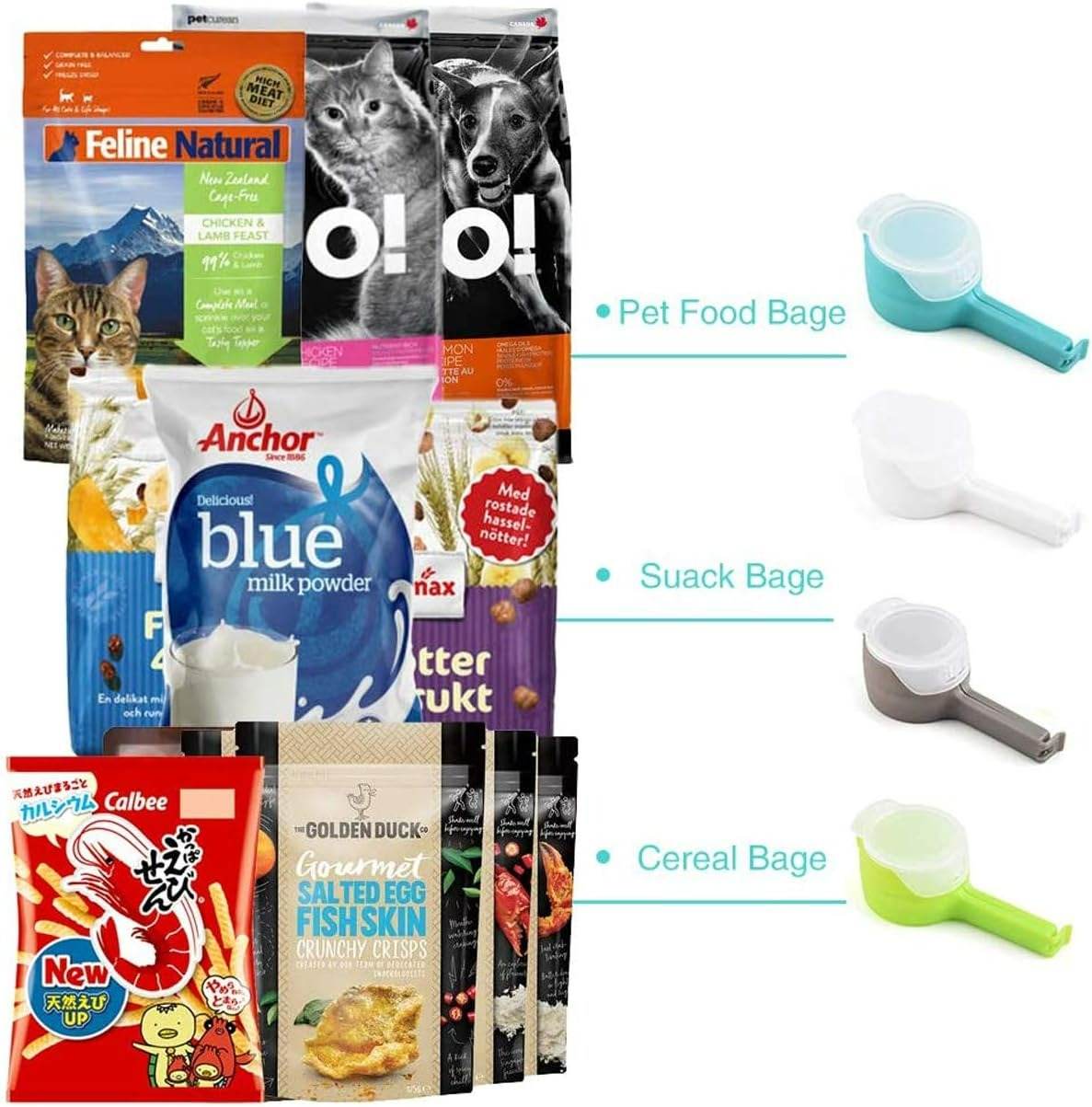 Food Preservation Sealing Pour Clip Set (4 pcs) - DMC Wholesale