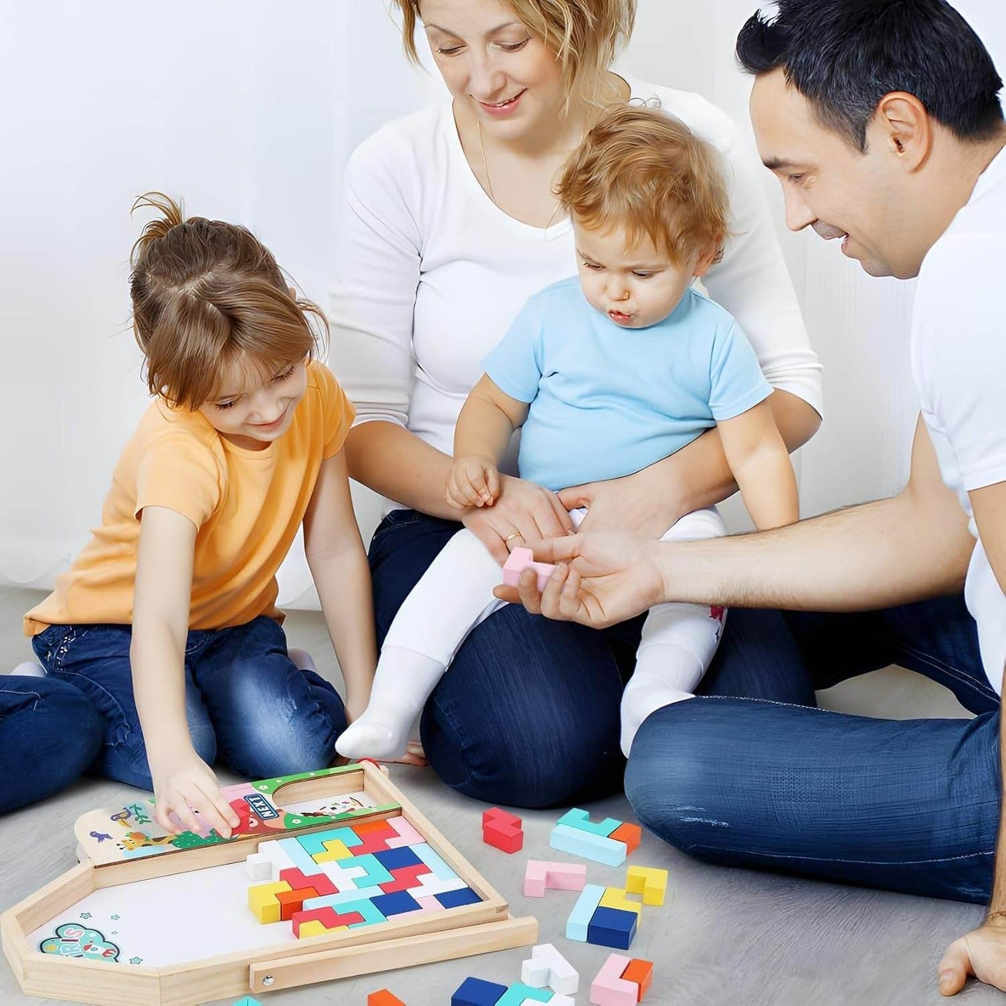 Multifunctional 3D Tetris Wooden Board - DMC Wholesale