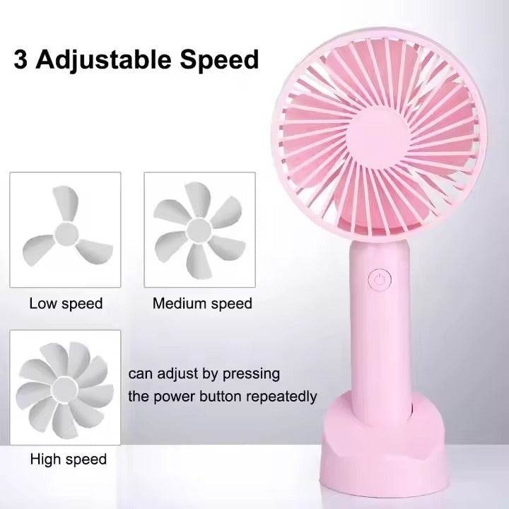 Portable Rechargeable Handheld Fan - DMC Wholesale