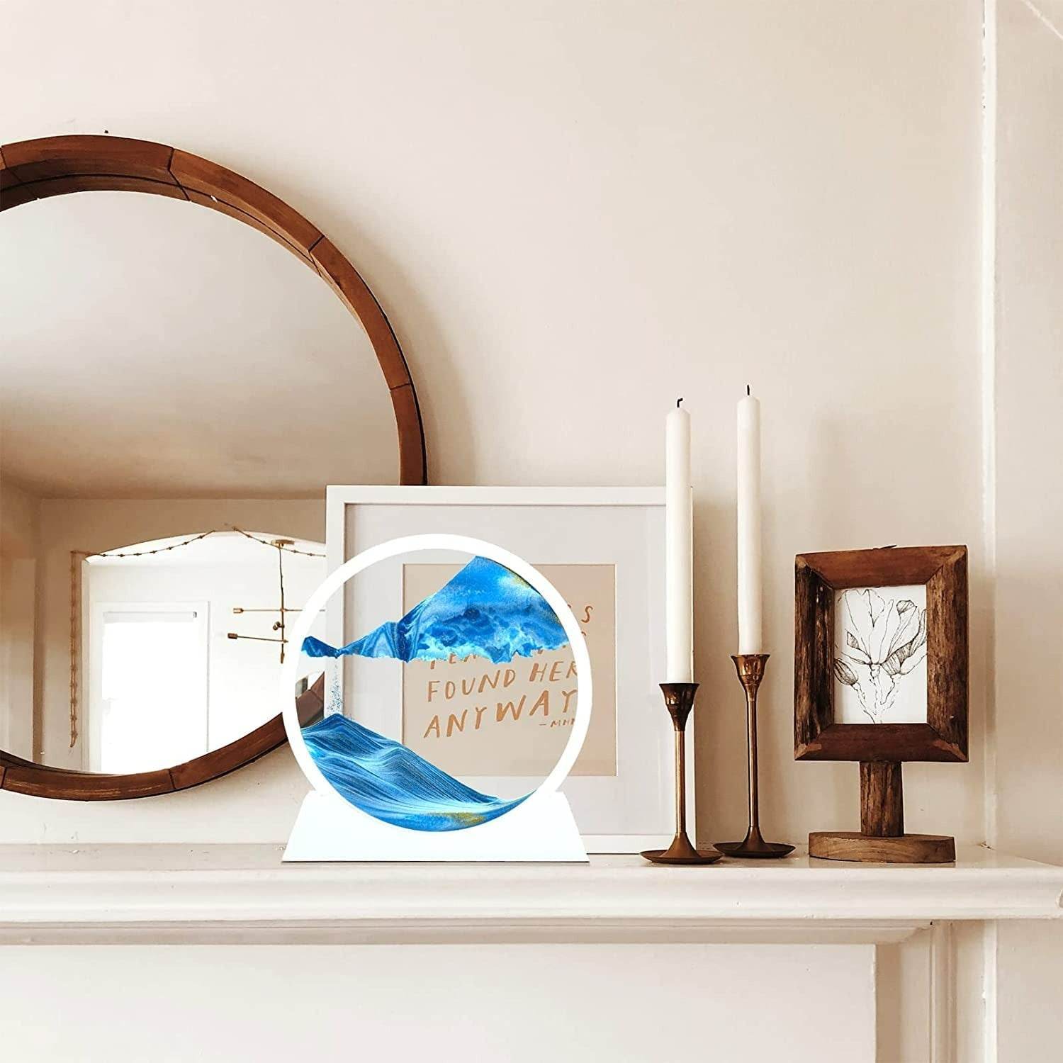 Moving Sand Art 3D Seascape Relaxing Display (Large)(25.5cm) - DMC Wholesale