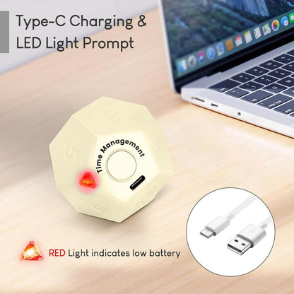 Rotating Cube Clock For Desk And Kitchen - DMC Wholesale