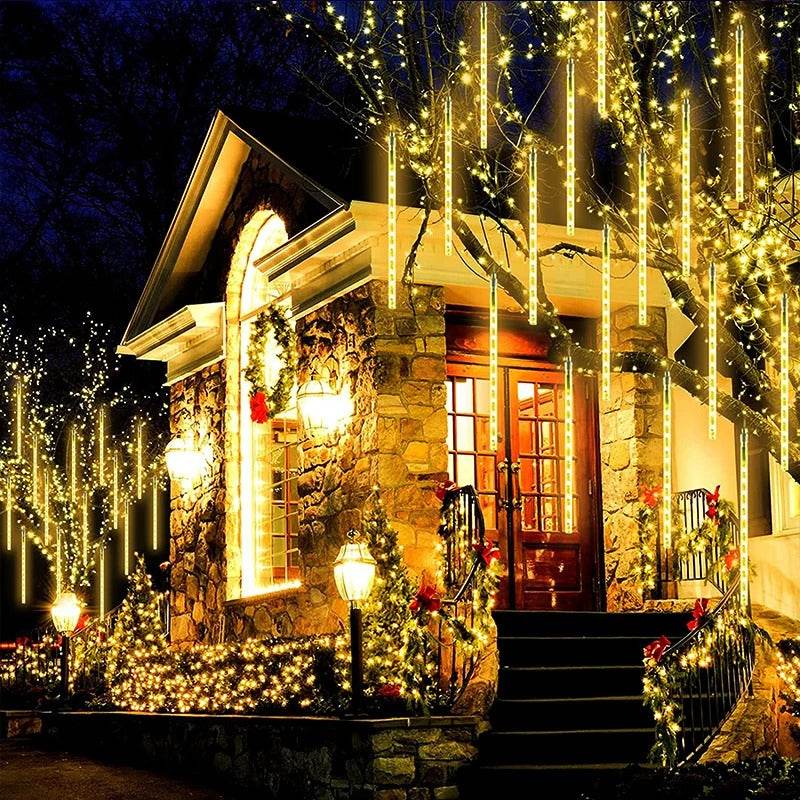 LED Solar Meteor Shower Lights - DMC Wholesale