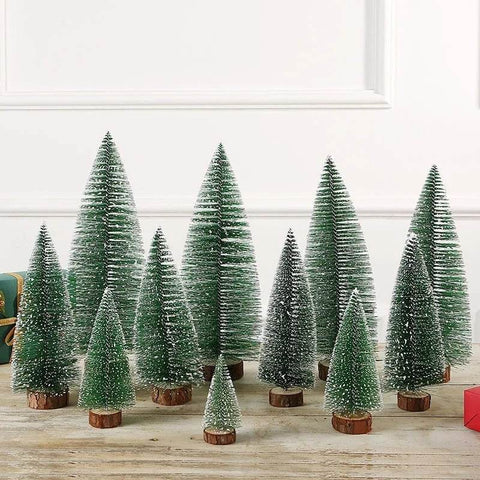 Mini Christmas Tree (Each)(15cm)(Green) - Alt View