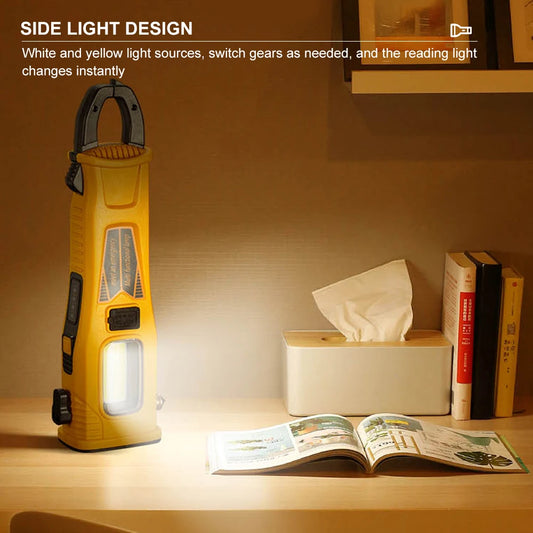 High Lumen Super Bright Solar Emergency Flashlight