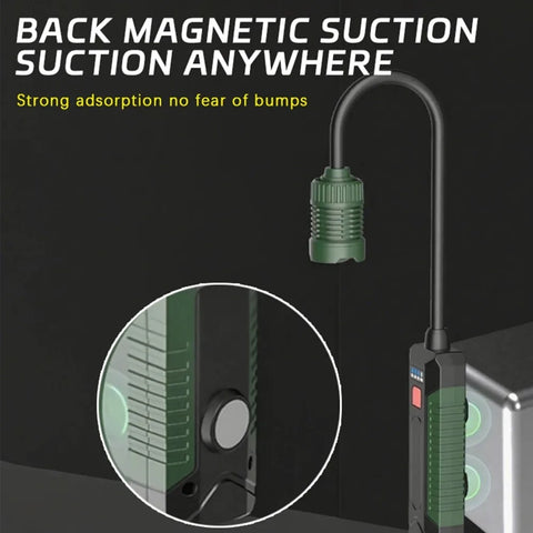 Portable  Flexible Neck LED Work Light - Alt View
