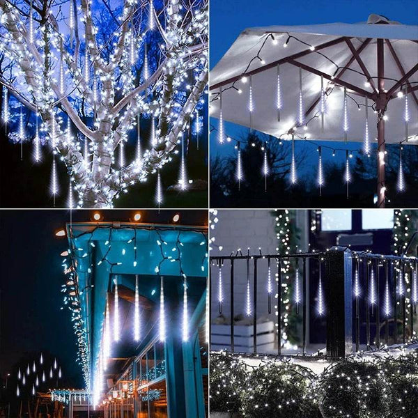 LED Solar Meteor Shower Lights