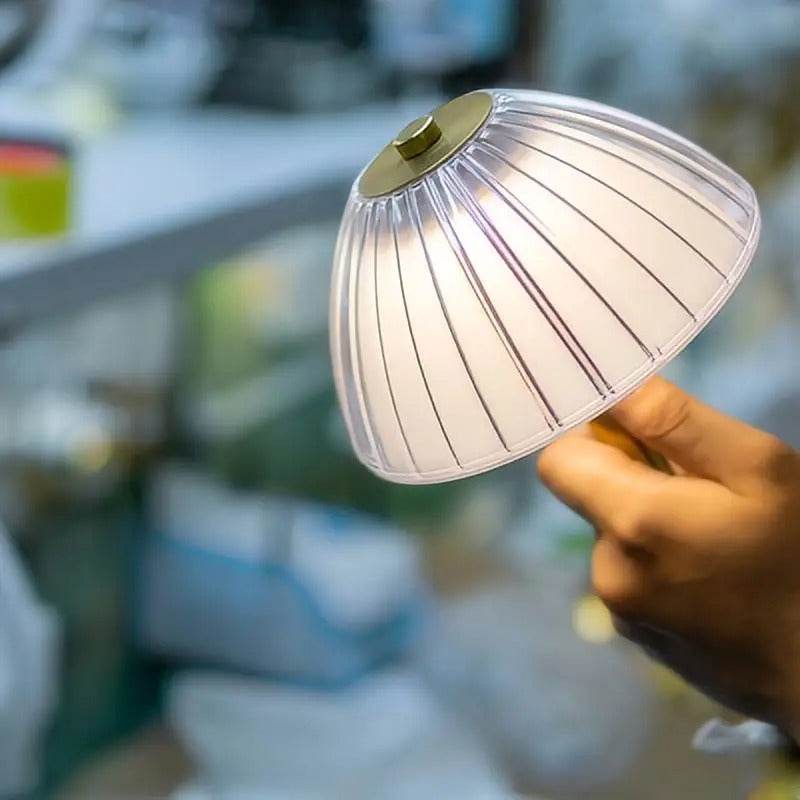 Rechargeable Vintage Metal Table Lamp (30cm x 15cm) - DMC Wholesale