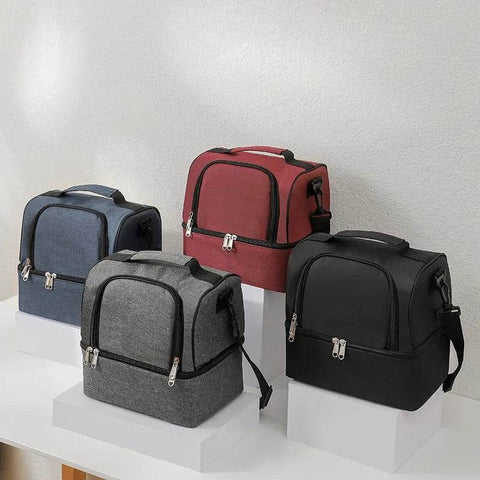 Large Capacity Square Lunch Bags - Alt View