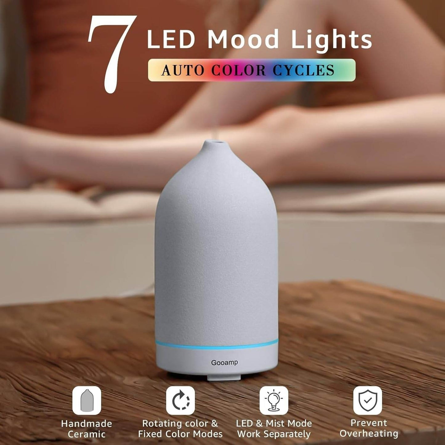 Ultrasonic Air Diffuser Aromatherapy Humidifier - DMC Wholesale