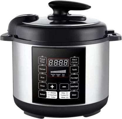 Silver Crest 6L Digital Smart Pressure Cooker - DMC Wholesale