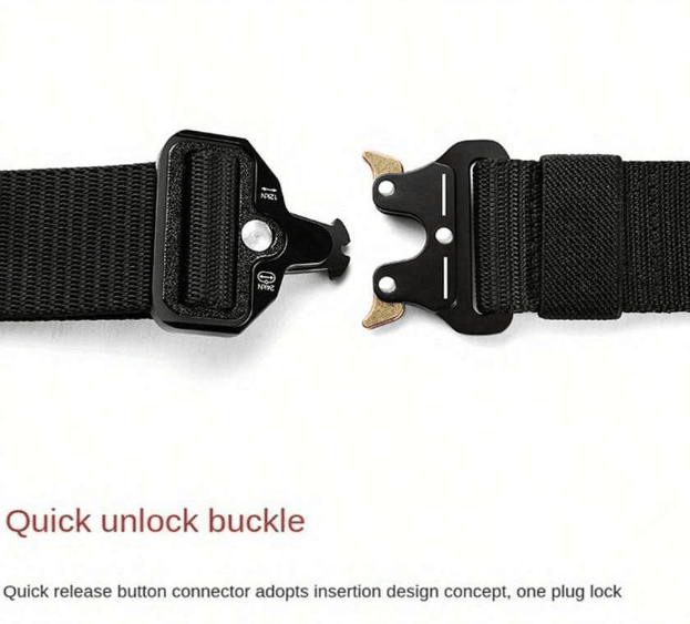 Multifunctional Military Nylon Belt (Black)