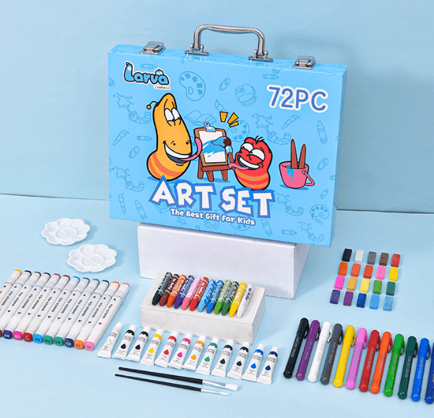 Larva Art Sets (72 pcs)(Blue) - DMC Wholesale