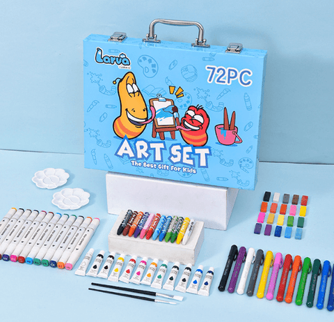 Larva Art Sets (72 pcs)(Blue) - Alt View