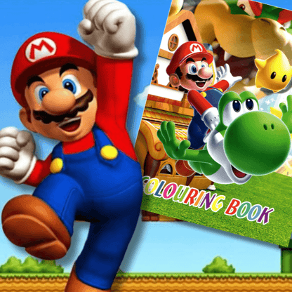 Mario Colouring Sticker Book - DMC Wholesale