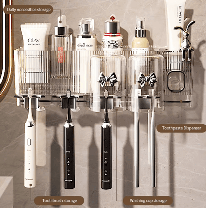 Toothbrush And Cosmetic Holder (With Gargle Cups) - DMC Wholesale