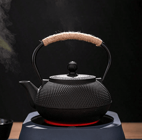 Cast Iron Tea Kettle (Excluding Accessories)(900ml) - Alt View