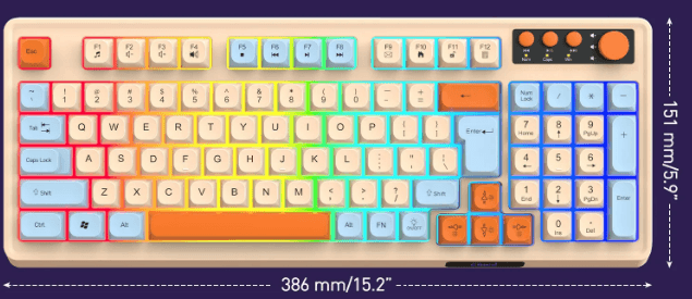 Volume Adjusting Wired Keyboard