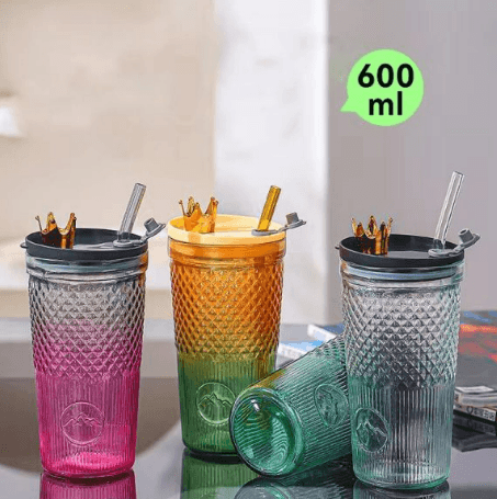 Golden Crown Glass Tumbler (600ml)(Each) - DMC Wholesale