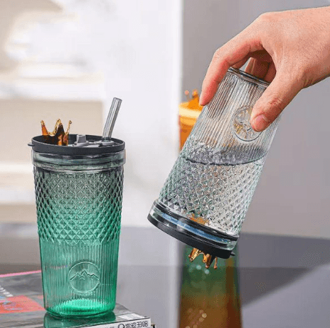 Golden Crown Glass Tumbler (600ml)(Each) - DMC Wholesale