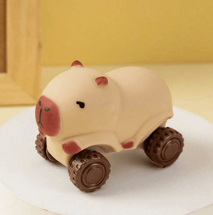 Stretchy Capybara Animal Wheeled Toy (Each) - DMC Wholesale