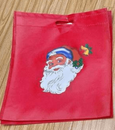 Santa Gift Bag (22cmx28cm)(12 pcs) - DMC Wholesale