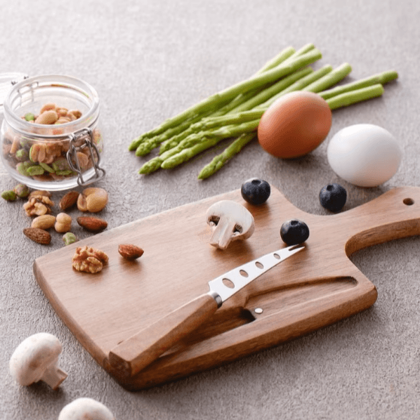 Cheese Board Tray with Magnetic Fruit Knife - DMC Wholesale