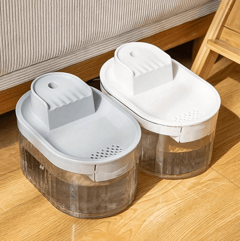 Pet Water Fountain Waterfall With Automatic Filter (1.3L) - Alt View