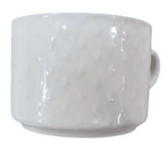 Porcelain Coffee or Tea Cups with Porcelain Saucers (12pcs)(150ml)(Design3)