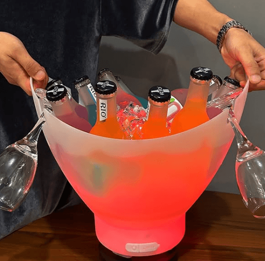 LED Ice Bucket With Bluetooth Speaker (7L)