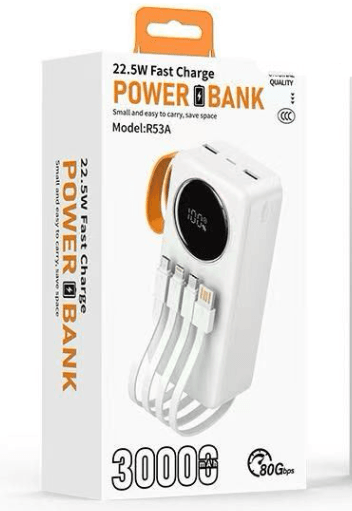 Multifunction Quick Charge Power Bank (30 000MAh) - DMC Wholesale