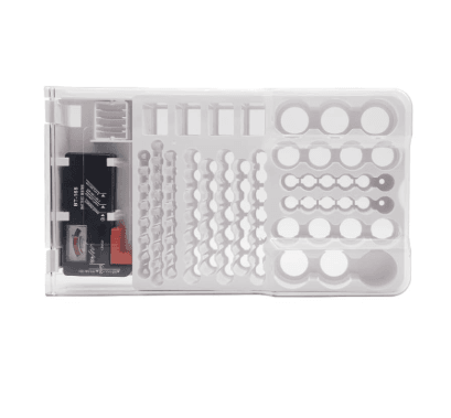 Battery Organizer Storage Case with Tester (excluding batteries) - Alt View
