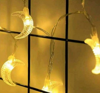 Moon Battery Operated String Lights (20L)(3M)(Yellow)