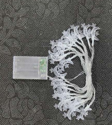 Starry Moon Battery Operated String Lights (20L)(3M)(Yellow)